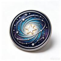 Ensemble de badges personnalisés en émail dur, astronaute, broche en alliage de zinc pour sac à dos, décoratif, souvenir, cadeau
