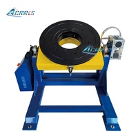 Table rotative de soudage pour tuyaux de réservoir métallique avec trou central pour protection gazeuse, positionneur de soudage automatique 600 kg