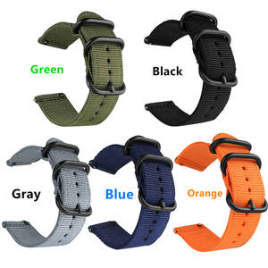 Correa de Reloj Deportiva Ajustable de Nailon de 20 mm y 22 mm para Relojes Inteligentes Samsung Galaxy Gear S3 <span class=keywords><strong>S2</strong></span> Classic y <span class=keywords><strong>Amazfit</strong></span> - Product Image 2