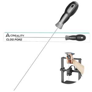 Outil de nettoyage de buse d'imprimante 3D Creality Clog Poke, 1,75 mm, en acier inoxydable, pour l'entretien de l'extrudeuse - Product Image 3