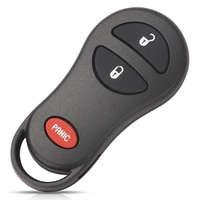 Clé de voiture à distance Jingyuqin 433 MHz GQ43VT13T pour Chrysler Voyager Cruiser Dodge Ram Dakota Jeep Cherokee