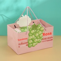 Boîte en carton ondulé écologique personnalisée avec estampage à chaud doré, emballage cadeau haut de gamme pour fruits