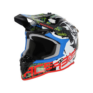Casco da Moto Bitter Offroad Linear 22-06 Grafica Nera - Product Image 1