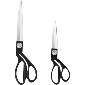 Ciseaux de tailleur professionnels de style allemand en acier inoxydable industriel, ciseaux à coudre avec poignée en PVC pour la broderie et la coupe de tissus - Product Image 1