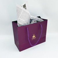 Custom Luxury Brand Shopping Boutique Recycle <strong>Best</strong> <strong>Selling</strong> Custom logo Printing Reusable Shopping Paper Bag With Ribbon Handle