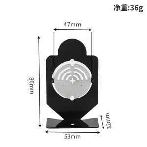 Metal Target Soft Bullet <b>Shooting</b> Practice CS Prop Mini Iron Man Flip Up Scoring Target Accessory Silhouette Style - Product Image 4