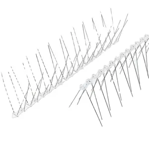 Piques <span class=keywords><strong>anti</strong></span>-oiseaux jetables en acier inoxydable 304 massif, écologiques, à base UV, <span class=keywords><strong>anti</strong></span>-pigeons, haute efficacité, pour le contrôle des nuisibles agricoles - Product Image 2