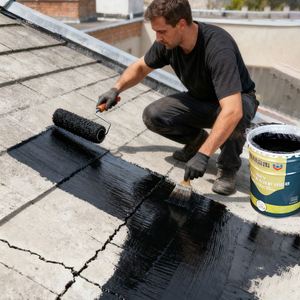 High Elasticity Non Curing Rubber Asphalt Waterproof Coating for Concrete Foundations and Walls Modern Waterproofing Membrane - Product Image 4