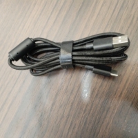 Câble de charge et de données USB Type-C détachable, longueur 1,5 m, noir et blanc, à seulement 0,1 USD/l'unité
