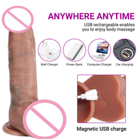 Vibromasseurs puissants pour stimulation vaginale, jouets sexuels pour femmes, télécommandés, en silicone liquide, pour plaisir lesbien, masturbateur pénien pour couples, dildos