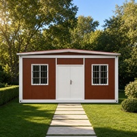 Villa de luxe moderne préfabriquée de 20 pieds, économique, avec chambre, en kit, conteneur habitable, pour extérieur, en acier, fabriquée en Chine