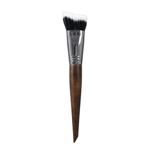 Ensemble de pinceaux de maquillage professionnels à marque privée, poils synthétiques doux, kit de pinceaux pour blush et poudre libre, outil de beauté végétalien et sans cruauté - Product Image 1
