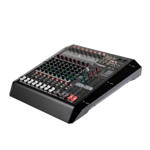 TKsound Professional 8-Kanal-Antrieb Audio Mischkonsole Leistungsmixer Verstärker professionelles Audio von Sound System für Party