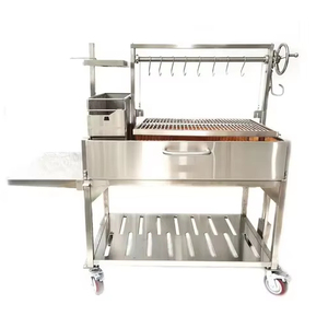 <span class=keywords><strong>Parrilla</strong></span> Argentina de Carbón ASADO con Ladrillos Refractarios de Acero Inoxidable / Santa María - Product Image 1