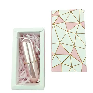 Boxycharm-Tubo de lápiz labial personalizado, tubos de brillo de labios, cajas de papel de embalaje, caja de regalo de perfume plegable con logotipo propio
