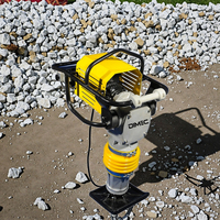 PME-RM82E Compacteur vibrant portatif électrique pour gravier et terre, avec moteur électrique et fonction manuelle