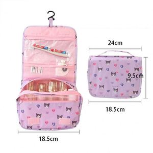 Nouvelle Trousse de Toilette Portable Multifonctionnelle pour Voyage, Mignonne, Imperméable, en Polyester, avec Fermeture Éclair, Capacité 20-35L - Product Image 2