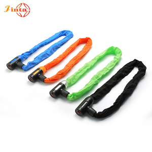 जिंटा हाई सिक्योरिटी एंटी-चोरी मल्टी कलर 1000 मिमी की चेन लॉक मोटरसाइकिल बाइक बाइक चेन लॉक - Product Image 4