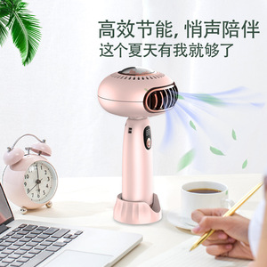 Mini Ventilador Eléctrico Portátil Recargable de 6000mAh, Ventilador de Mano Refrescante para Uso en Exteriores - Product Image 5