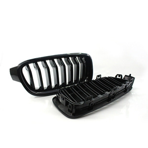 Rejilla de parachoques delantero BMW de 8 pilares ventilada de plástico ABS para actualización de retrofit de la serie 3 F30 F35 2012-2016. - Product Image 2