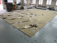 Tapis moderne en laine de Nouvelle-Zélande, tapis de luxe pour le salon, tapis décoratif à poils longs, tapis moderne en soie, tapis modernes