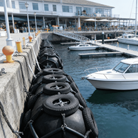 ZHH Brand Durable Inflatable Natural Rubber Cylindrical Pneumatic Fender Marine Anti-Collision Equipment Corrosion Resistant All