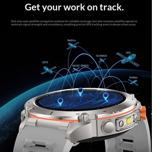Nouvelle montre connectée Y101, écran AMOLED de 1,43 pouce, bracelet en TPU, GPS, boussole barométrique, sports de plein air, étanche 30 m, lampe de poche, assistant vocal IA - Product Image 6