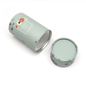 Caja redonda <span class=keywords><strong>de</strong></span> grado alimenticio, cilindro elegante, embalaje <span class=keywords><strong>de</strong></span> regalo <span class=keywords><strong>de</strong></span> té, cartón, tubo <span class=keywords><strong>de</strong></span> té <span class=keywords><strong>de</strong></span> papel cilíndrico - Product Image 6