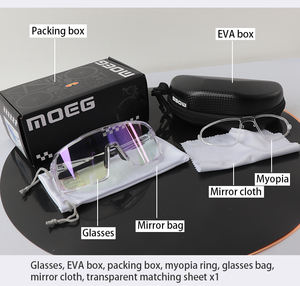 Mcycle男性と女性のための透明な紫色のサングラス偏光サイクリングスポーツメガネカジュアルと屋外での使用 - Product Image 6