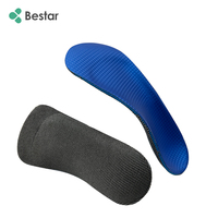 Semelles orthopédiques pour chaussures à voûte plantaire haute, coque rigide en PP, coussin métatarsien, mousse, talon enveloppé en forme de U, inserts en cuir microfibre