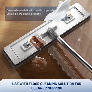 Grande pulizia del pavimento da <span class=keywords><strong>50cm</strong></span> 360 magico mocio piatto bagnato e asciutto uso a mano senza <span class=keywords><strong>Mop</strong></span> con strizzatore Set di mocio piatto in microfibra con secchio - Product Image 4