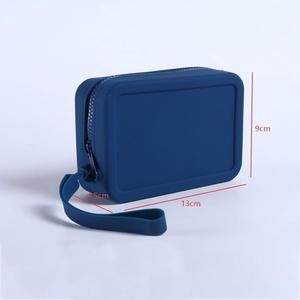 Vente en gros, plusieurs couleurs disponibles, sac de rangement en silicone portable, mignon, pour voyage, cosmétiques, écouteurs, rouge à lèvres, pièces de monnaie, mini sac - Product Image 6
