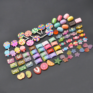 Bán Buôn Mini Kẹo Nhựa Đầy Màu Sắc Cho Hình Ngọt Ngào Thực Phẩm Dễ Thương Charms Cabochon Mặt Dây Trang Sức Vòng Tay Nail Art Keychain - Product Image 5