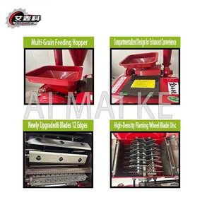 <span class=keywords><strong>Moins</strong></span> <span class=keywords><strong>cher</strong></span> Traw Grain Crusher Moteur Diesel Herbe Chaff Cutter Machine Cutter et Soie Pétrissage Machine pour Offre Spéciale - Product Image 6