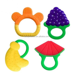 <span class=keywords><strong>Fruta</strong></span> lindo estilo de Venta caliente de silicona bebé <span class=keywords><strong>mordedor</strong></span> juguete infantil dientes palo de la FDA libre de BPA - Product Image 1