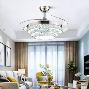 2022 LED cristal <span class=keywords><strong>abat</strong></span>-<span class=keywords><strong>jour</strong></span> lustre <span class=keywords><strong>ventilateur</strong></span> <span class=keywords><strong>de</strong></span> <span class=keywords><strong>plafond</strong></span> 2.4G app luxe lumière télécommande musique haut-parleur <span class=keywords><strong>pour</strong></span> bureau à domicile - Product Image 5