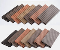 Wasserdichtes WPC-Terrassendeck 140x25mm Hohlkammer-Verbundholz mit Holzmaserung Modernes Design Außendeck für Innenhof, Park & Schlafzimmer