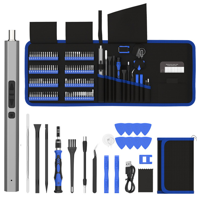 142-in-1 Precision Screwdriver Set with 120 Magnetic Bits Professional Repair Tool Kit for iPhone & MacBook Pro