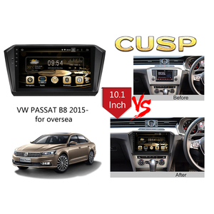 Autoradio Android pour <span class=keywords><strong>VW</strong></span> PASSAT 2015- avec écran tactile HD de 10,1 pouces, navigation GPS, processeur octa-core, CarPlay sans fil, écran partagé Android, USB - Product Image 2