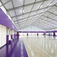 Tente modulaire en aluminium pour terrain de sport extérieur, protégée contre les UV, pour l'entraînement sportif