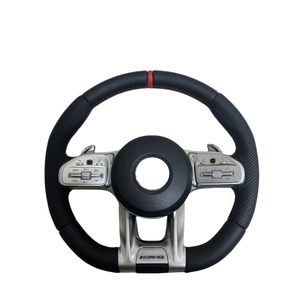 <span class=keywords><strong>Prix</strong></span> de gros pour le volant en fibre de carbone véritable Mercedes Benz, housse de volant AMG GT - Product Image 5
