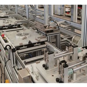 Toshine New 20m/min Mini Aluminium Stainless Steel Pallet Transfer Accumulating Roller Chain Food Shop Manufacturing Plant - Product Image 5