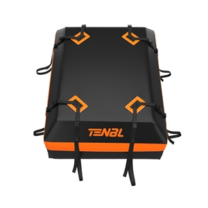Caja de Techo para Auto Tenbl 400L, Impermeable, de PVC, Plegable, con Cierre, Apertura Lateral Trilateral, Tiras Reflectantes Nocturnas - Product Image 1