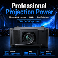 Projecteur laser grand écran 25000 ANSI Lumens 3LCD WUXGA avec fusion des images pour centre de conférence et exposition