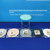 Table basse ronde multifonctionnelle pliable moderne et simple pour salon, vente en gros d'usine