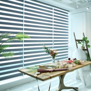 Persianas Coreanas Skan Zebra, Cortinas Enrollables Motorizadas Personalizadas para Ventanas, Día y Noche, con Filtro de Luz Automático, Modernas - Product Image 1