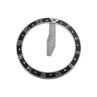 Nouvel Arrivage – Pièces de Montre SKX007 Style GMT en Acier Inoxydable 38mm 30.6mm avec Inserts de Lunette Inclinée Triangle Vert Super C1