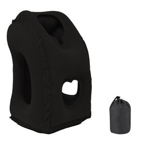 Buntes Reise-Nackenkissen, leicht, ergonomisch, für Flugzeug, Auto, zum Schlafen, bequeme aufblasbare Kissen für Erwachsene und Kinder - Product Image 5