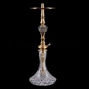 Chicha Maklaud de luxe haut de gamme en acier inoxydable avec étui en bois fait main – Idéale pour les salons et les fumeurs - Product Image 5