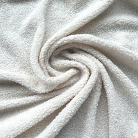 Wejoy vente en gros 100% polyester berbère polaire boucle tissu blanc Teddy velours tissu